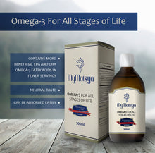 Load image into Gallery viewer, MyMatsya Omega-3 rich cod liver oil (500 ml pack)
